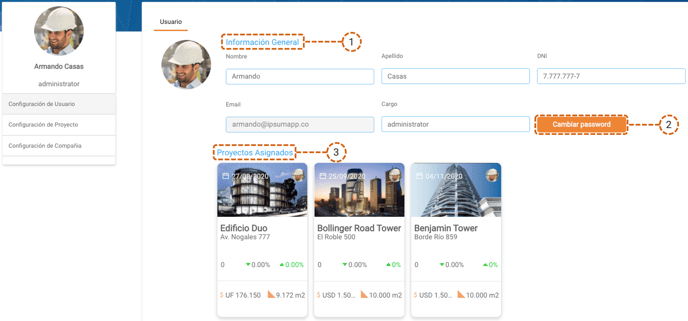 Configuración de Usuario