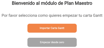 Importar Carta Gantt